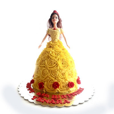 Belle Princess Birthday Cake 