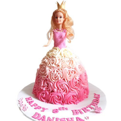 Barbie Princess Birthday Cake 