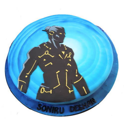 Shadow Fight 2 Game Theme Birthday Cake