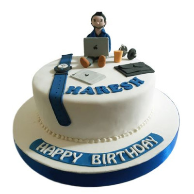 Workaholic Laptop Cake for Brother or Friend