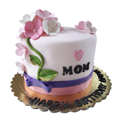 Flowery Cake for Mom