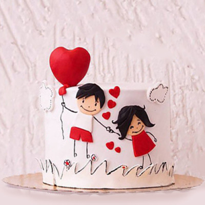 Love is In the Air Cake
