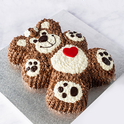Adorable Bear Cake for a Kid 1.5Kg