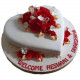 Homecoming Cake with Red Roses 