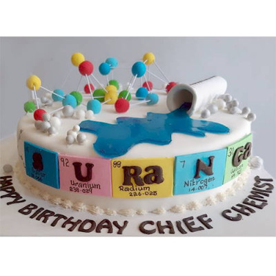 Cake for Chemist for Birthday
