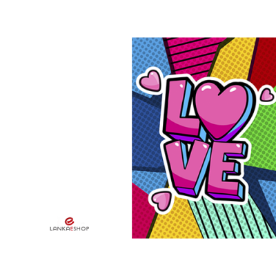Personalized Love Greeting Card 1021