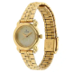 Titan Champagne Dial Golden Stainless Steel Strap Watch