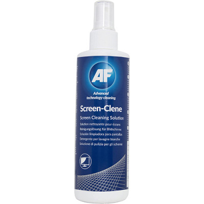 AF Screen-Clene Cleaning Spray 250ml - For Mobile Phones, TV's, Laptops, Monitors, LED