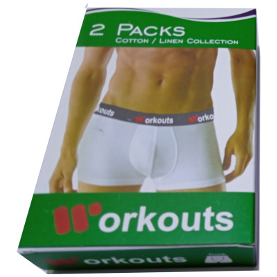 Mens Underwear - Trunk 2Pcs Pack with Different Colors
