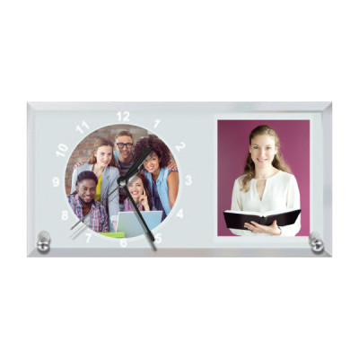 Personalized Table Clock, Rectangle Photo Clock BL 11