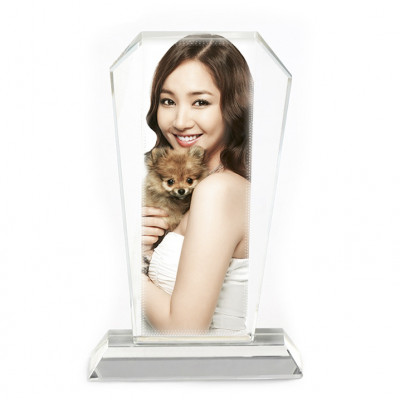  Personalised Glass Crystal Trophy - BXP02