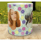 Personalized Flower Mug with 3 Images