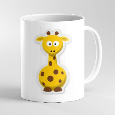 Personalized Animal Photo Mug - Giraffe