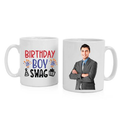 Birthday Boy Swag - Personalized Birthday Mug