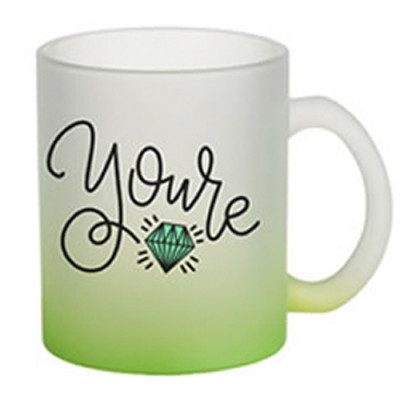 Personalized Frosted Mug Color - 11Oz