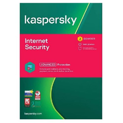 Kaspersky Internet Security - 1 Year 3 User