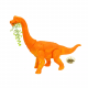 Brachiosaurus Dinosaurs Model Eggs Laying Electric Toy 