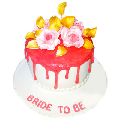  Bride to be, Chocolate Dripped Cake