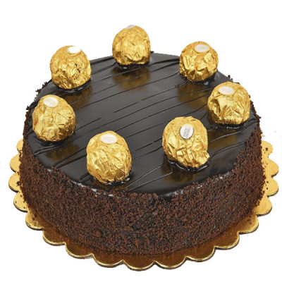 Chocolate Cake with Ferrero Chocolates