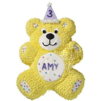 Baby Teddy Birthday Cake 