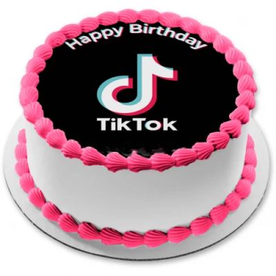 TikTok Birthday Cake