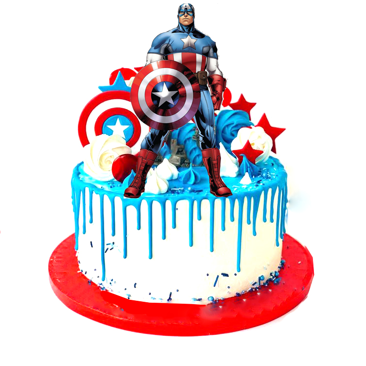 Captain America Cake