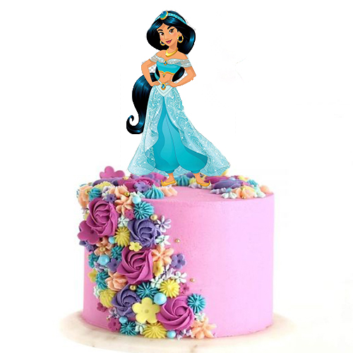 Jasmine Princess Theme Birthday Cake