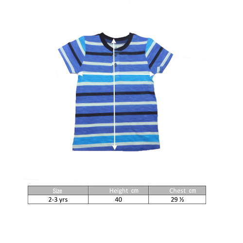Kids blue color t-shirt.