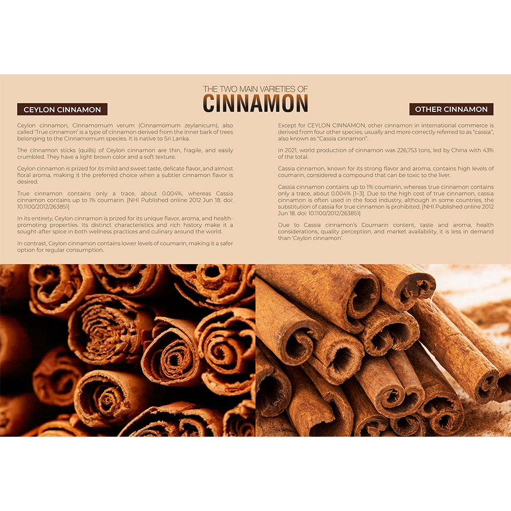 Experience the rich taste and comforting aroma of Ceylon cinnamon