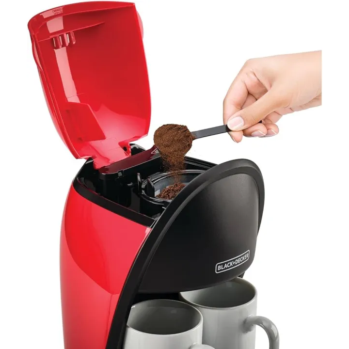 Brew delicious coffee with the BLACK+DECKER 450W 2 Cups Coffee Maker