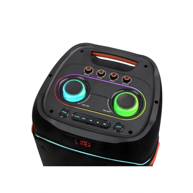Whether you're hosting a party, enjoying a movie night, or simply listening to your favorite tunes, this speaker provides a powerful and immersive audio experience