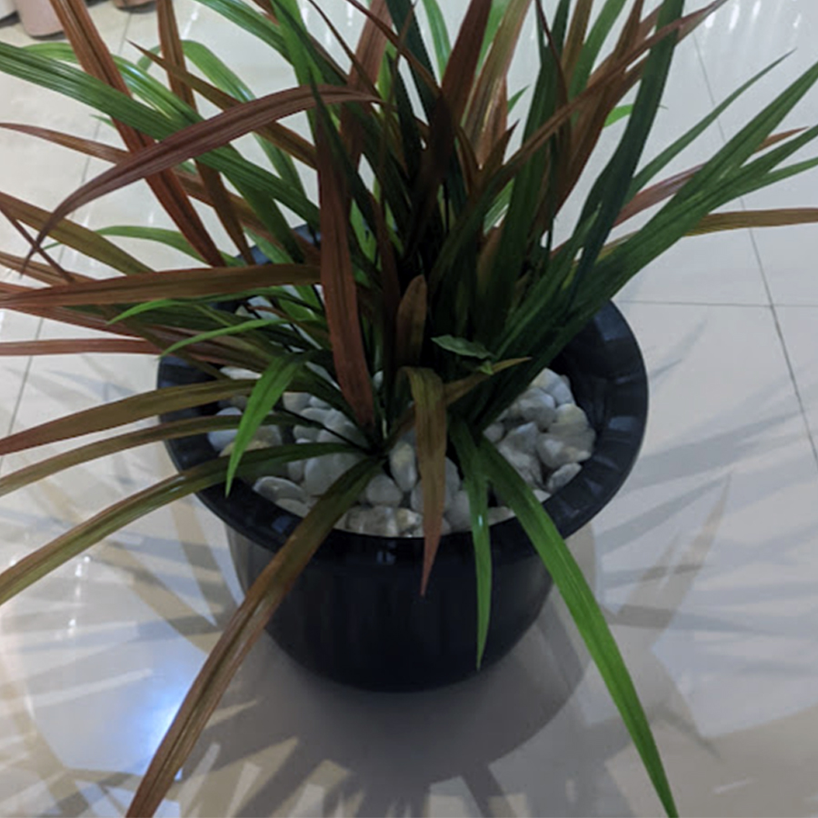 Made from high-quality, fade-resistant materials, this plant retains its vibrant colors and elegant form for years, providing enduring beauty.