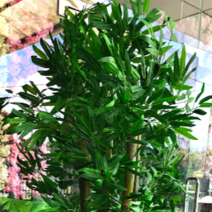 The slender design fits easily into corners or tight spaces